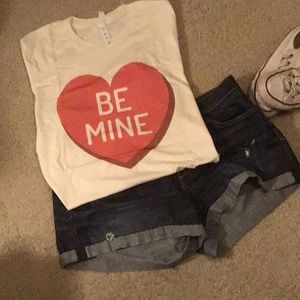 Conversation Heart Tee, size M